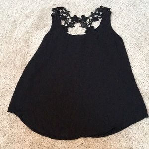 Express floral racer back tank